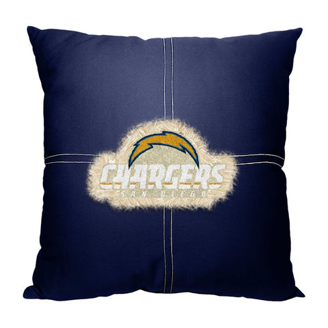 San Diego Chargers NFL Team Letterman Pillow (18x18)