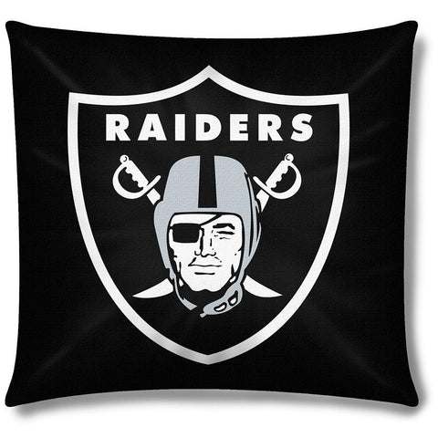 Oakland Raiders NFL Toss Pillow (18x18)
