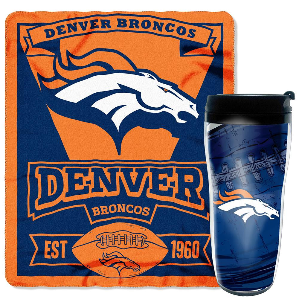 Denver Broncos NFL Mug 'N Snug Set