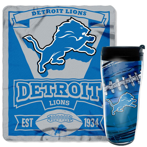 Detroit Lions NFL Mug 'N Snug Set