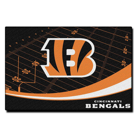 Cincinnati Bengals NFL Tufted Rug (Extra Point Series) (59x39)