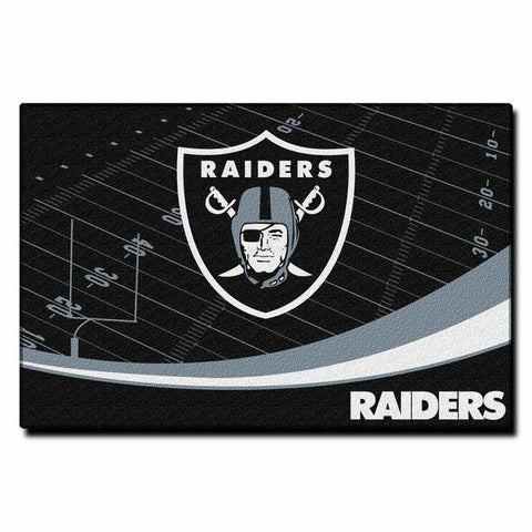 Oakland Raiders NFL Tufted Rug (Extra Point Series) (59x39)