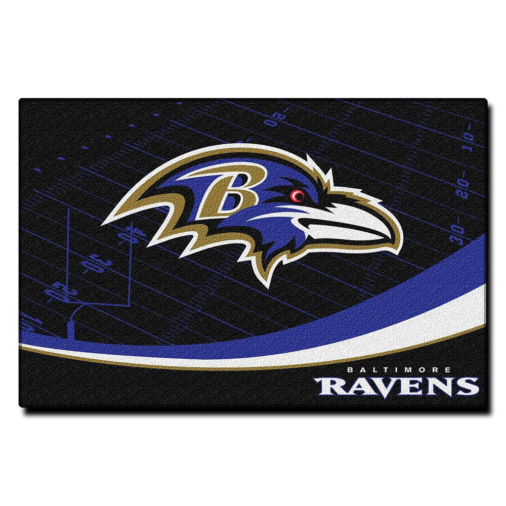 Baltimore Ravens NFL Tufted Rug (Extra Point Series) (59x39)