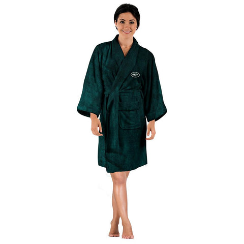 New York Jets NFL Silk Touch Women's Bath Robe