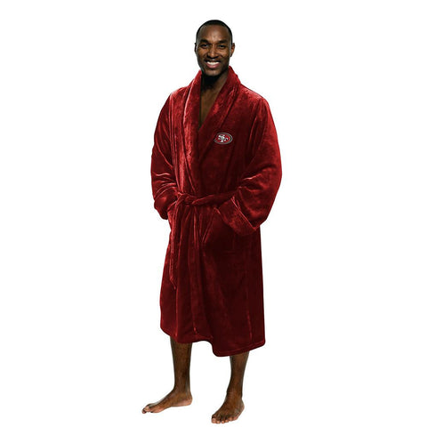 San Francisco 49ers NFL Men's Silk Touch Bath Robe (S-M)