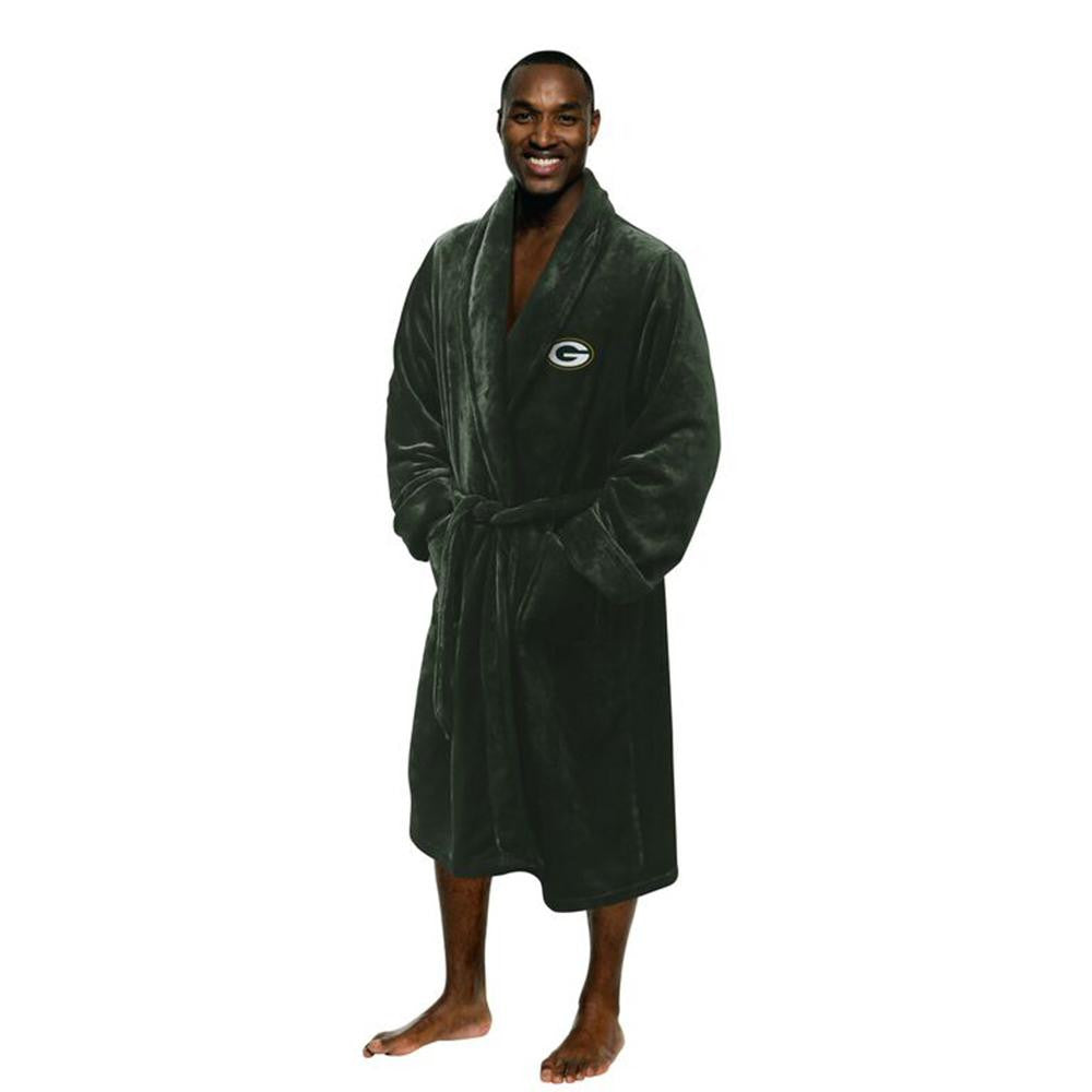 Green Bay Packers NFL Men's Silk Touch Bath Robe (S-M)