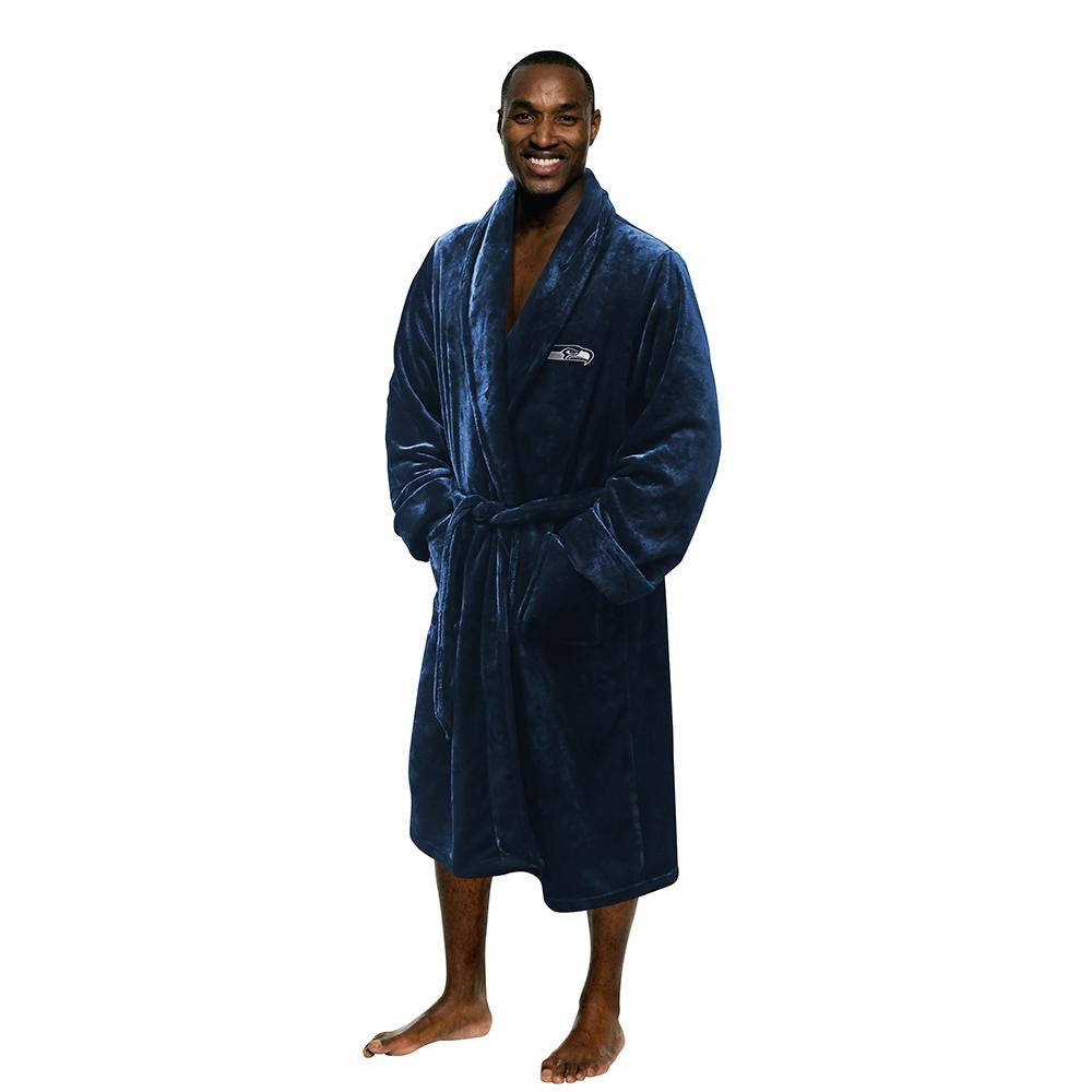 Seattle Seahawks NFL Men's Silk Touch Bath Robe (S-M)