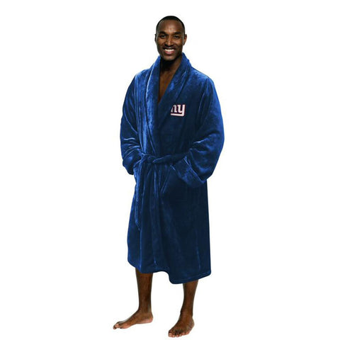 New York Giants NFL Men's Silk Touch Bath Robe (S-M)