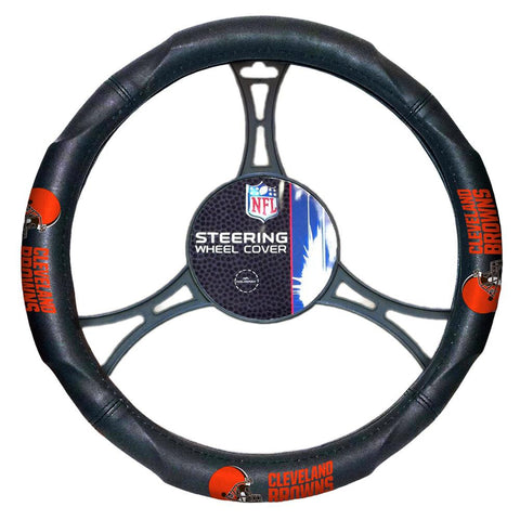 Cleveland Browns NFL Steering Wheel Cover (14.5 to 15.5)