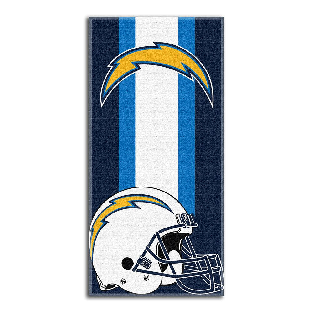 San Diego Chargers NFL Zone Read Cotton Beach Towel (30in x 60in)