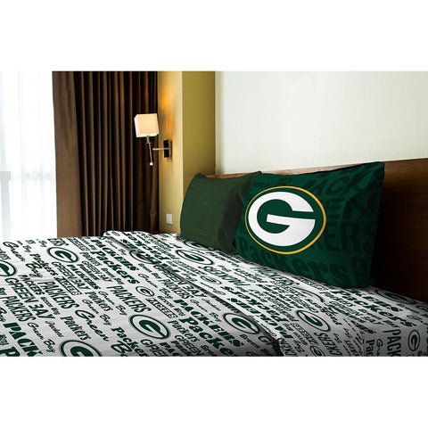 Green Bay Packers NFL Twin Sheet Set (Anthem Series)