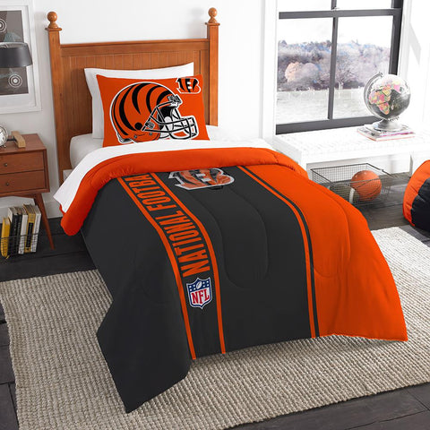 Cincinnati Bengals NFL Twin Comforter Set (Soft & Cozy) (64 x 86)