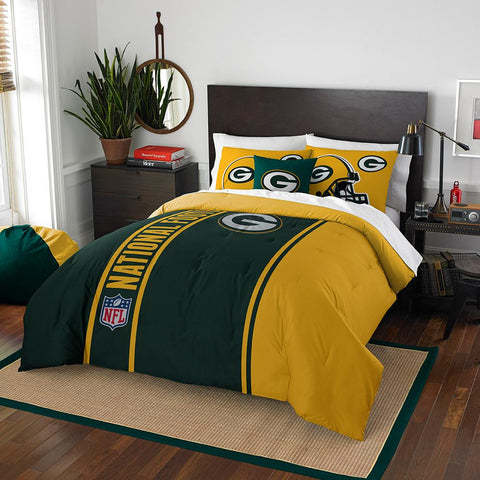 Green Bay Packers NFL Full Comforter Set (Soft & Cozy) (76 x 86)
