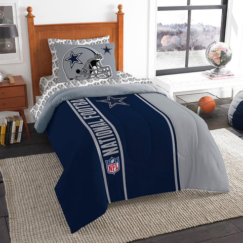 Dallas Cowboys NFL Twin Comforter Bed in a Bag (Soft & Cozy) (64in x 86in)
