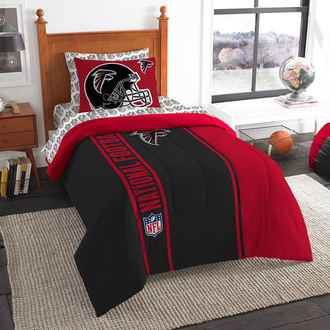 Atlanta Falcons NFL Twin Comforter Bed in a Bag (Soft & Cozy) (64in x 86in)