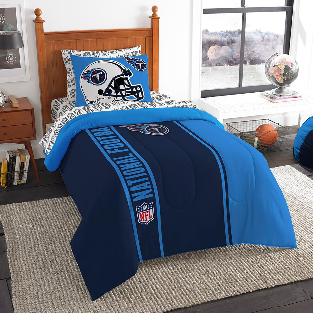 Tennessee Titans NFL Twin Comforter Bed in a Bag (Soft & Cozy) (64in x 86in)
