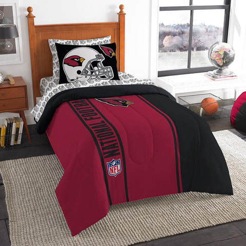Arizona Cardinals NFL Twin Comforter Bed in a Bag (Soft & Cozy) (64in x 86in)