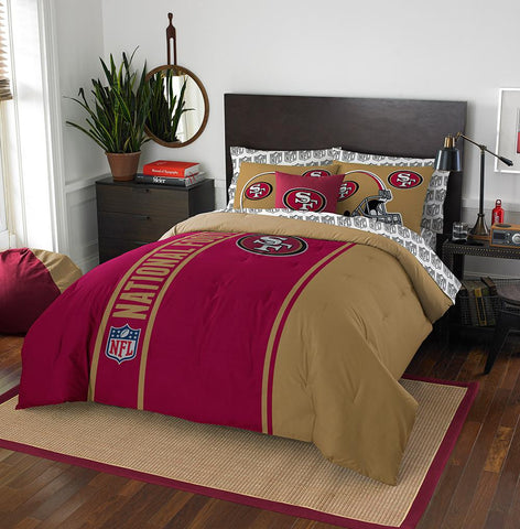 San Francisco 49ers NFL Full Comforter Bed in a Bag (Soft & Cozy) (76in x 86in)