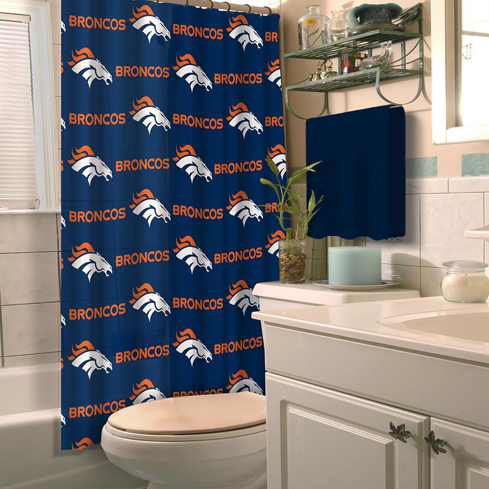 Denver Broncos NFL Shower Curtain