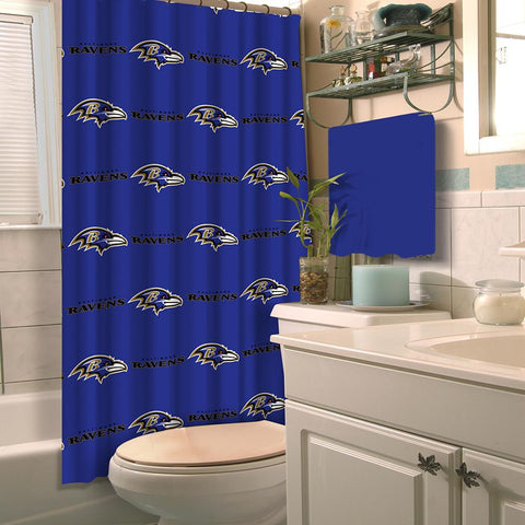 Baltimore Ravens NFL Shower Curtain