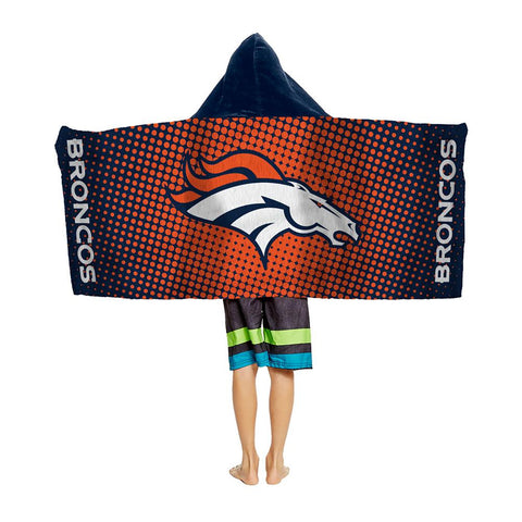 Denver Broncos NFL Youth Hooded Beach Towel