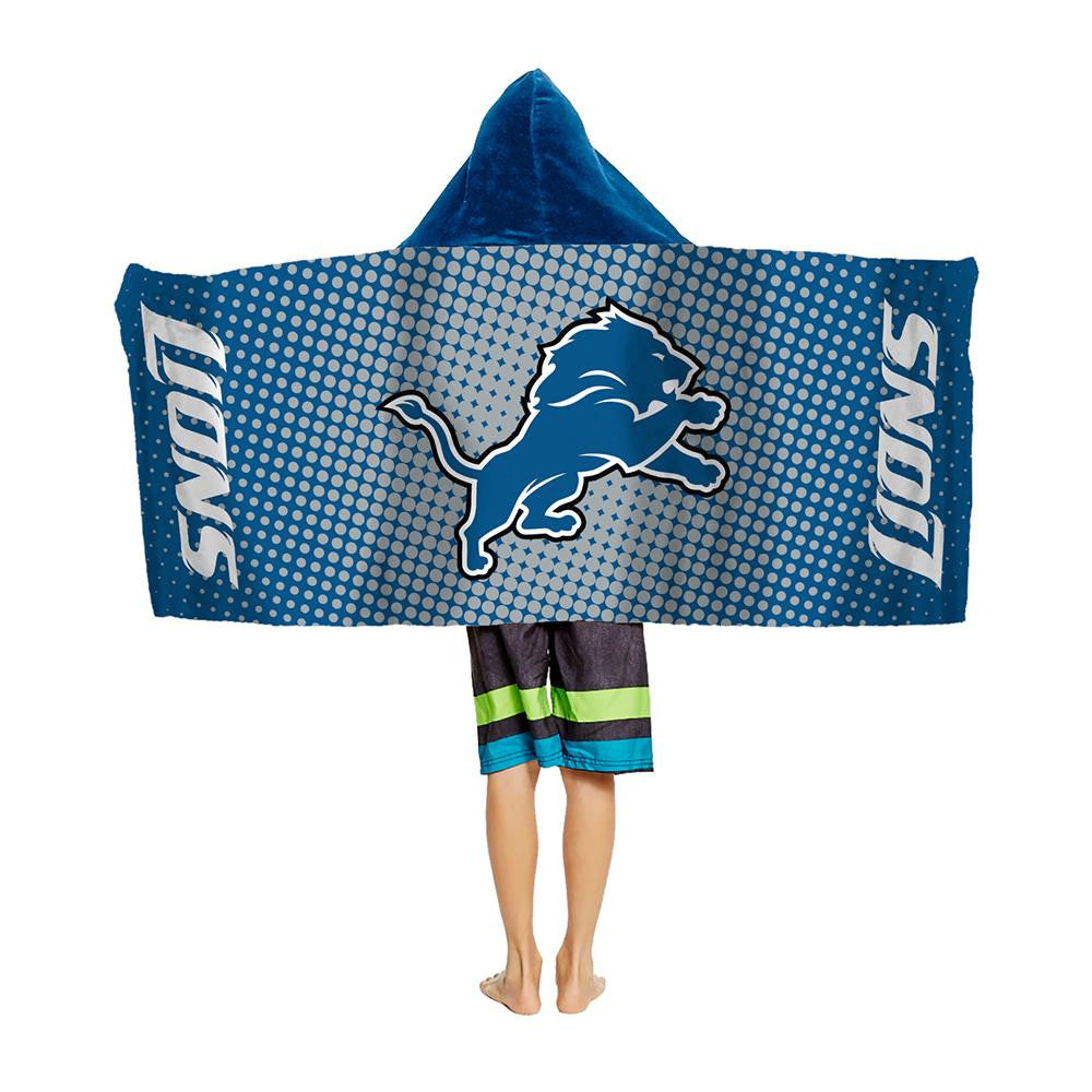 Detroit Lions NFL Youth Hooded Beach Towel
