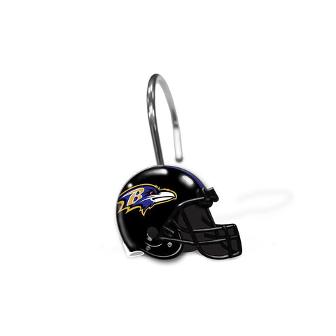 Baltimore Ravens NFL Shower Curtain Rings