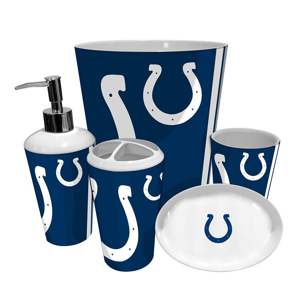 Indianapolis Colts NFL Complete Bathroom Accessories 5pc Set