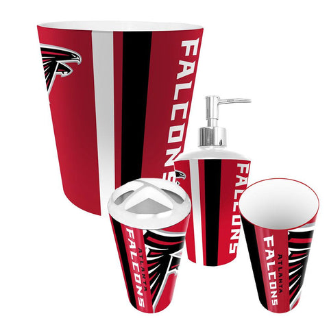 Atlanta Falcons NFL Complete Bathroom Accessories 4pc Set