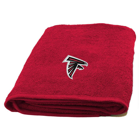 Atlanta Falcons NFL Bath Towel with Embroidered Applique Logo (25x50)