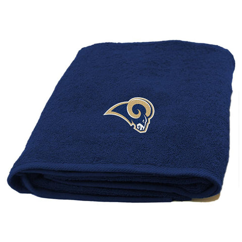 Los Angeles Rams NFL Bath Towel with Embroidered Applique Logo (25x50)