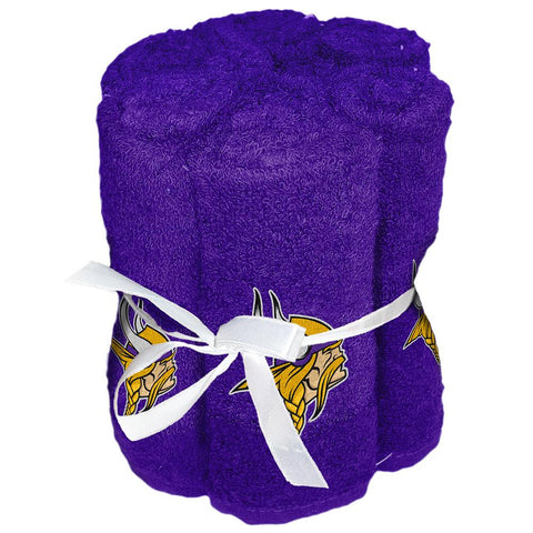 Minnesota Vikings NFL Washcloths (6 Pack)
