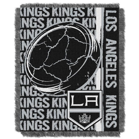 Los Angeles Kings NHL Triple Woven Jacquard Throw (Double Play Series) (48x60)