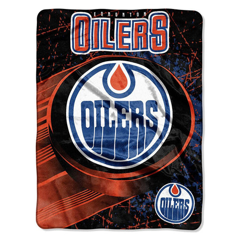 Edmonton Oilers NHL Micro Raschel Blanket (46in x 60in)