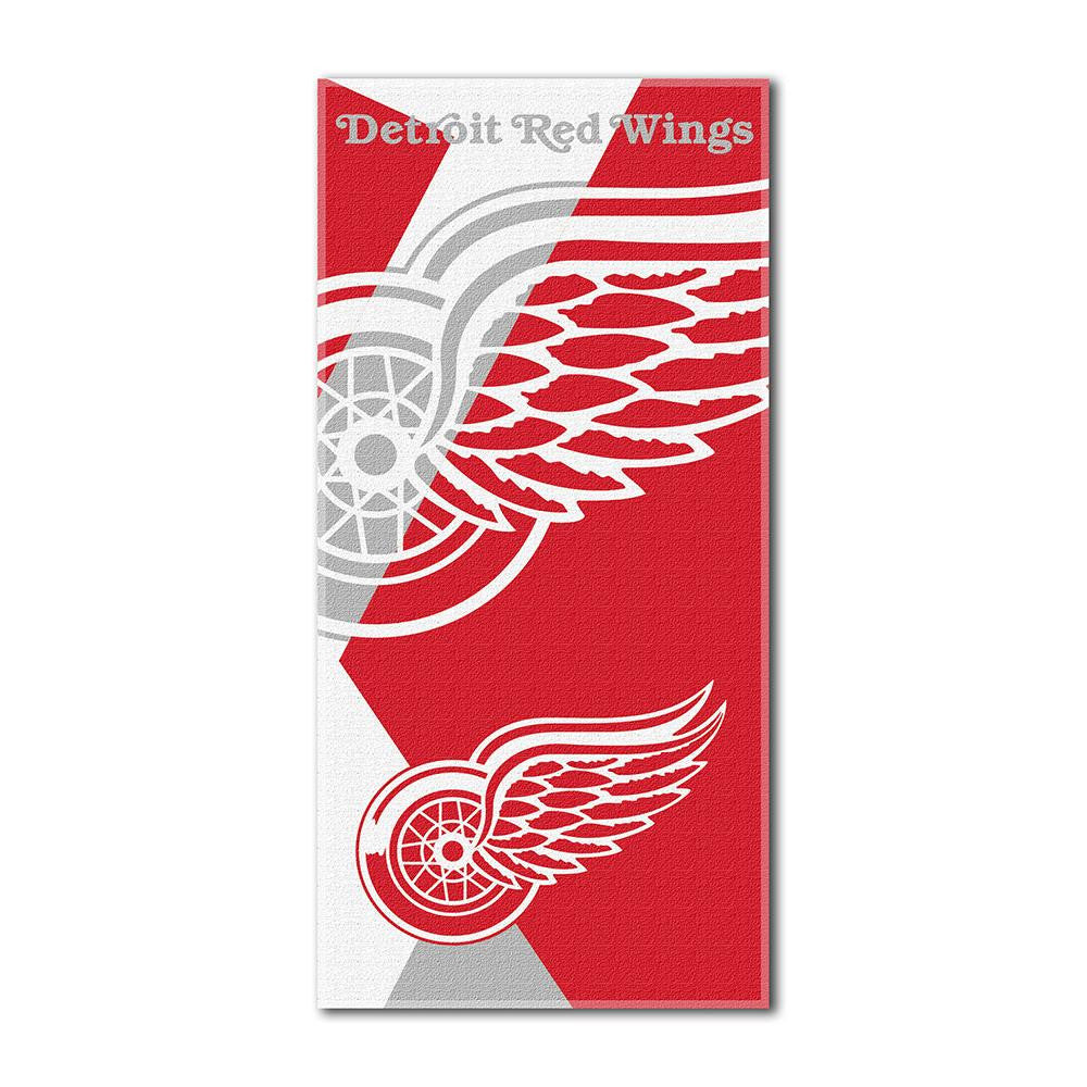 Detroit Red Wings NHL ?Puzzle? Over-sized Beach Towel (34in x 72in)