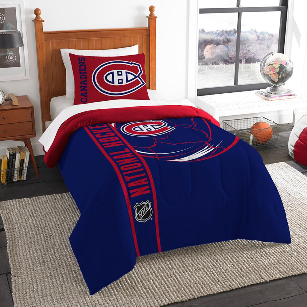 Montreal Canadiens NHL Printed Comforter & Sham Set (Twin) (64 x 86)