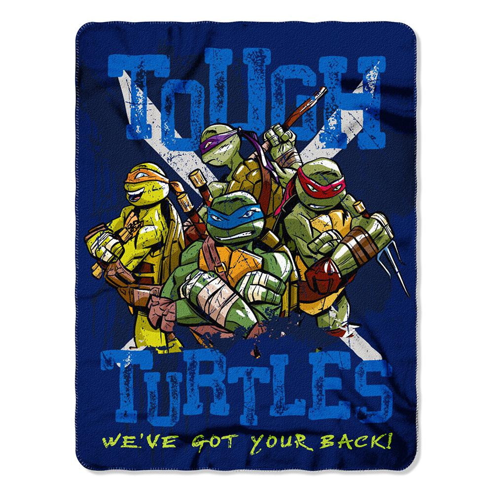TMNT Tough Turtles Blues Fleece Throw (45in x60in)