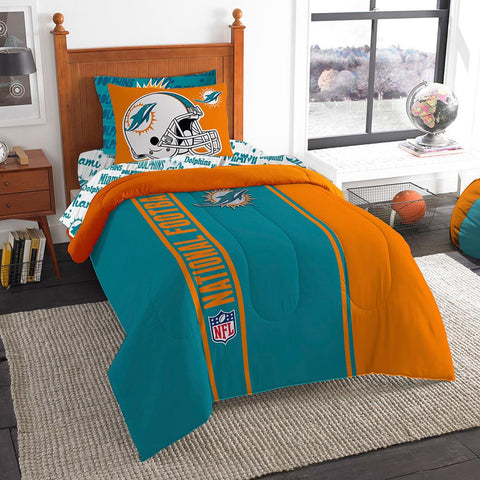 Miami Dolphins NFL Team Bed in a Bag (Twin)