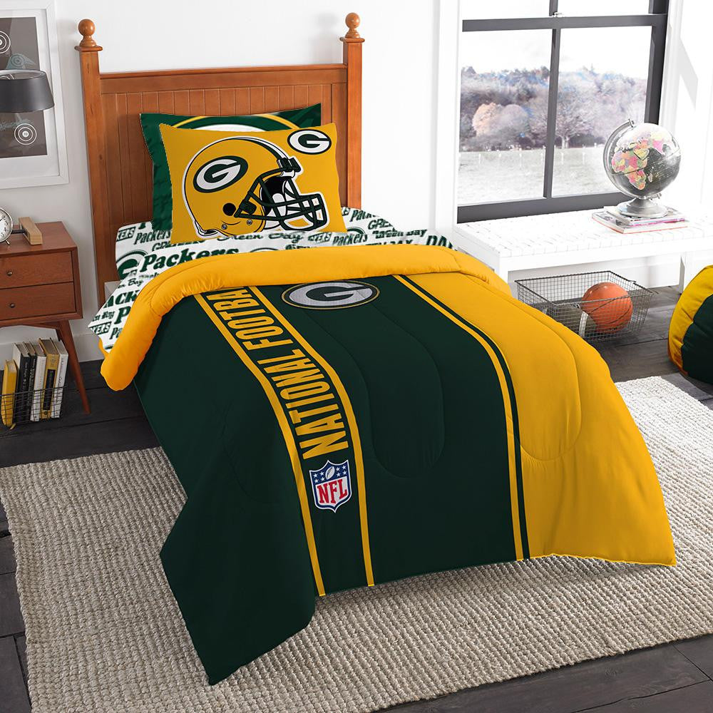 Green Bay Packers NFL Team Bed in a Bag (Twin)