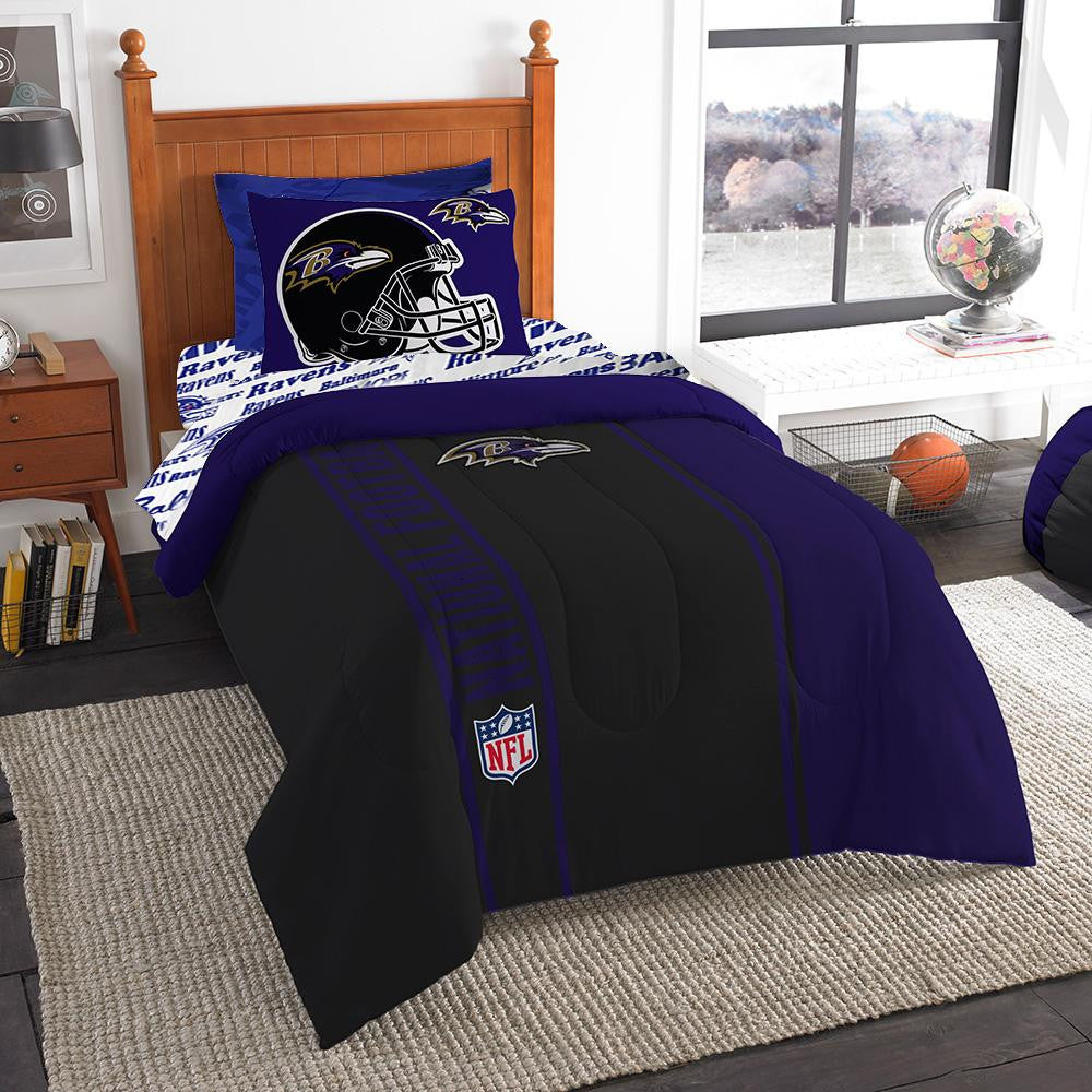 Baltimore Ravens NFL Team Bed in a Bag (Twin)