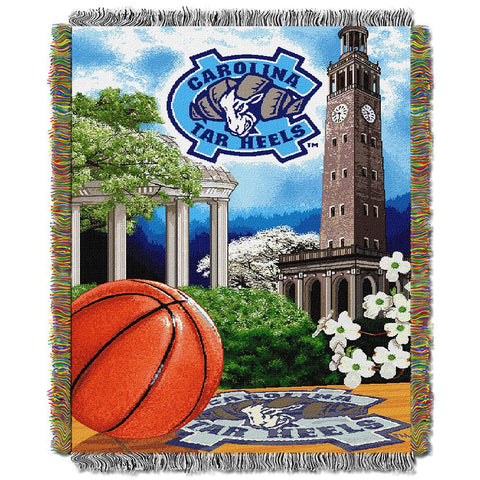 North Carolina Tar Heels NCAA Woven Tapestry Throw (Home Field Advantage) (48x60)