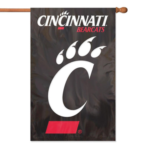 Cincinnati Bearcats NCAA Applique Banner Flag (44x28)