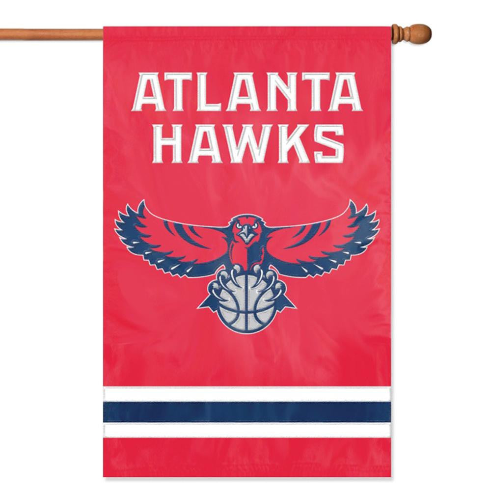 Atlanta Hawks NBA Applique Banner Flag (44x28)