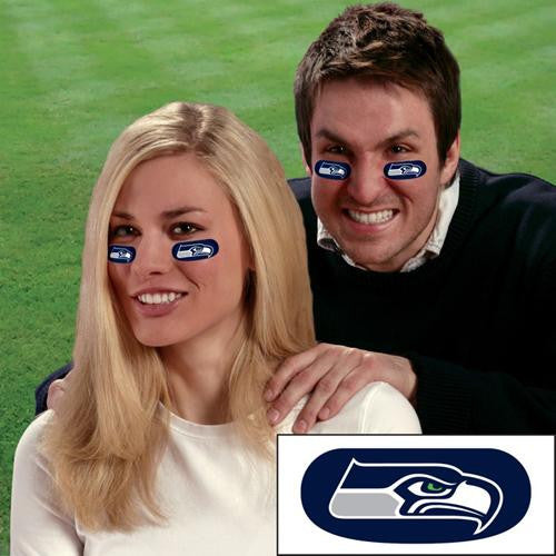 Seattle Seahawks NFL Eyeblack Strips (6 Each)