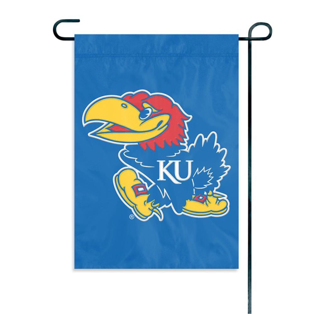 Kansas Jayhawks NCAA Mini Garden or Window Flag (15x10.5)