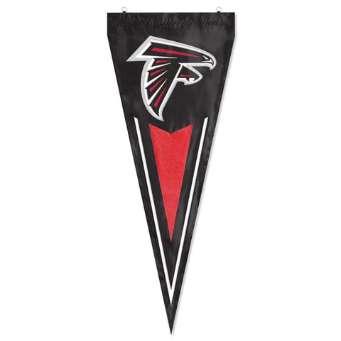 Atlanta Falcons NFL Applique & Embroidered Yard Pennant (34x14)