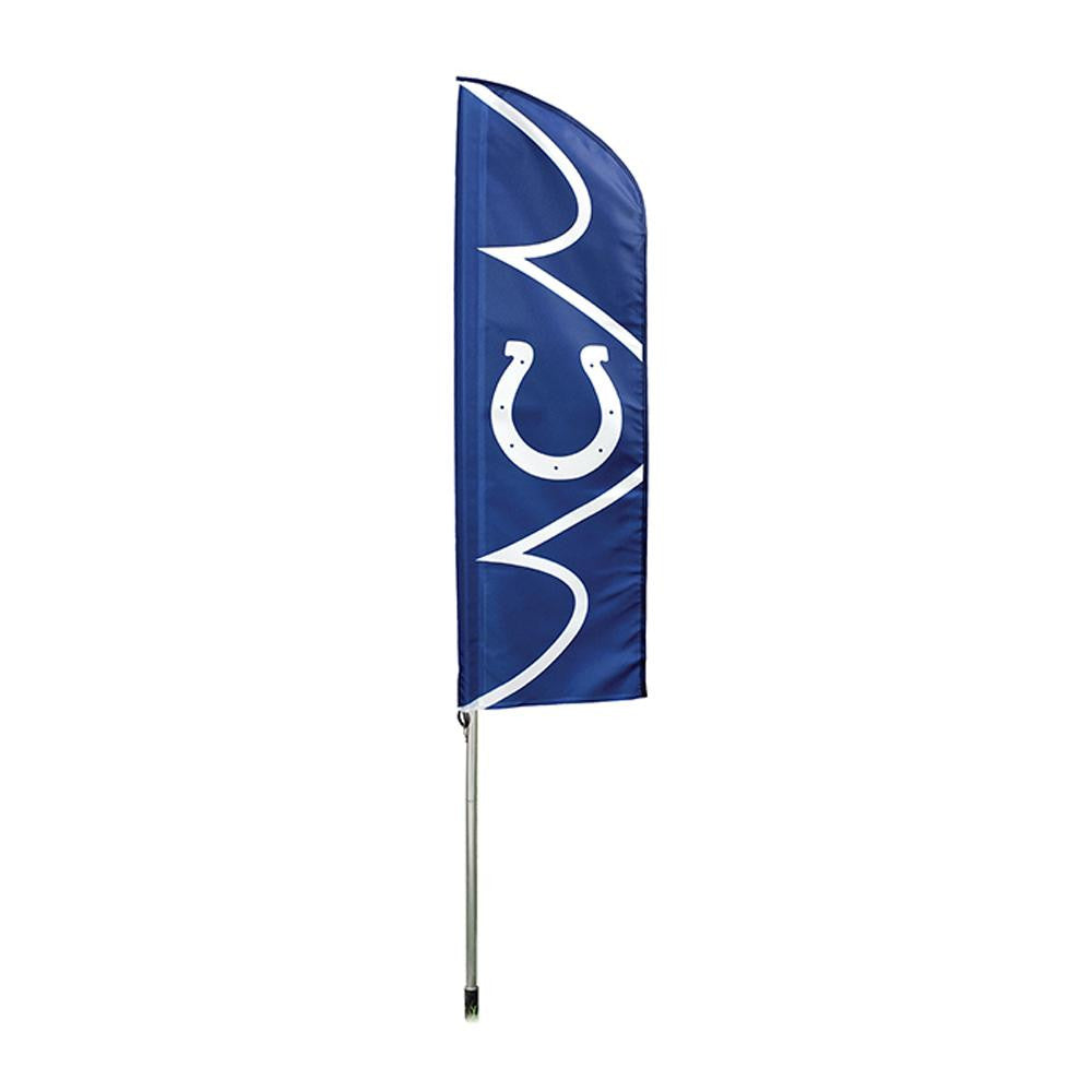 Indianapolis Colts NFL Swooper Flag w- Pole