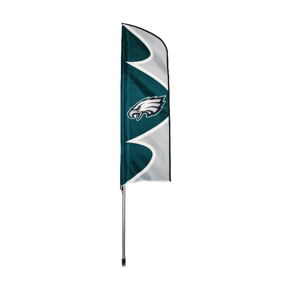 Philadelphia Eagles NFL Swooper Flag w- Pole