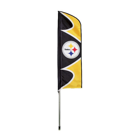 Pittsburgh Steelers NFL Swooper Flag w- Pole