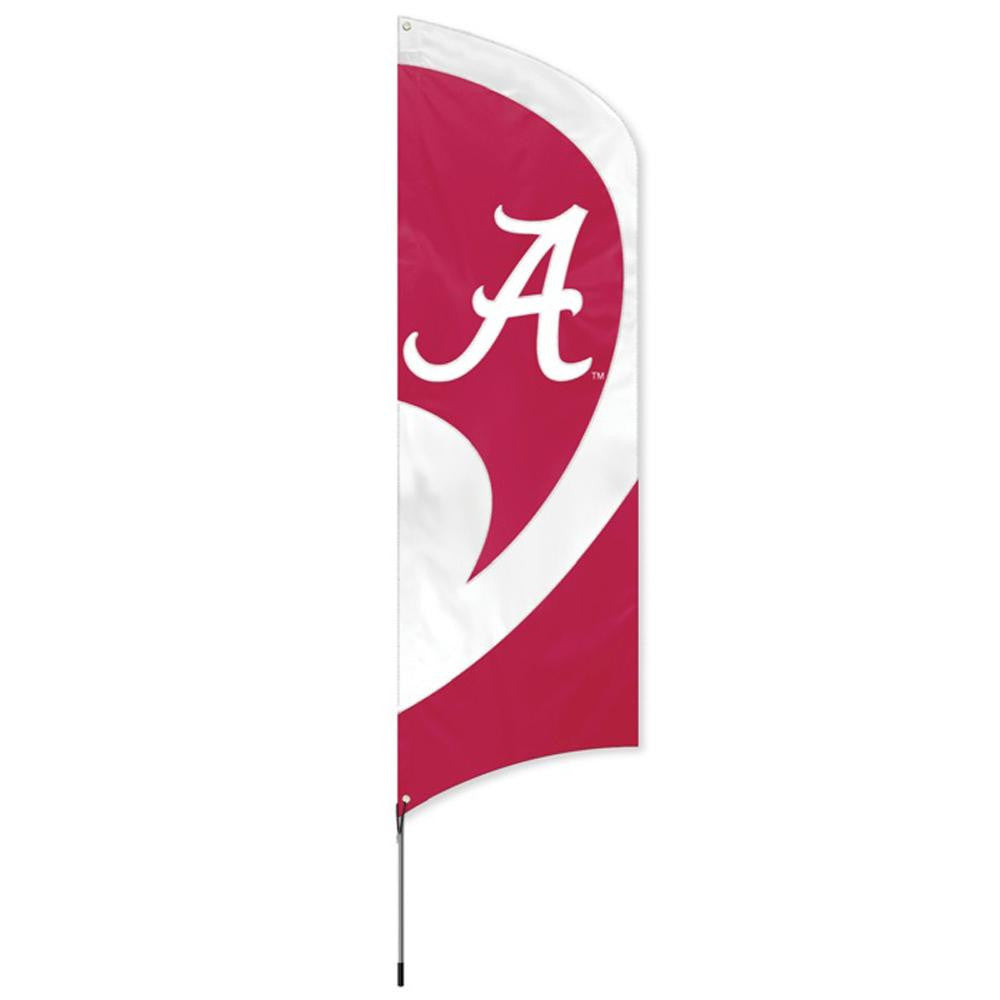 Alabama Crimson Tide NCAA Applique & Embroidered Tall Team Flag (102x30)